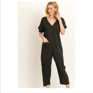 Button Front Romper